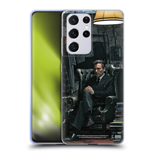 Zack Snyder's Justice League Snyder Cut Photography Bruce Wayne Soft Gel Case for Samsung Galaxy S21 Ultra 5G
