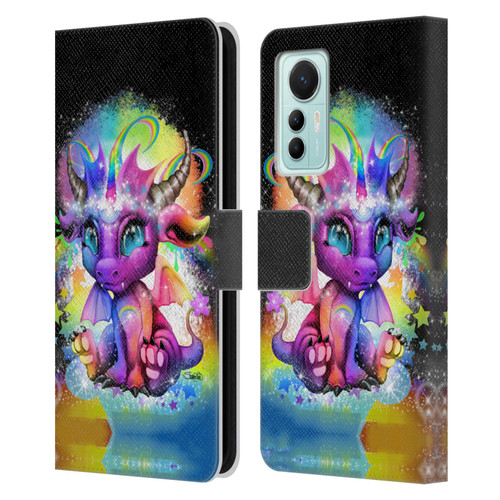 Sheena Pike Dragons Rainbow Lil Dragonz Leather Book Wallet Case Cover For Xiaomi 12 Lite