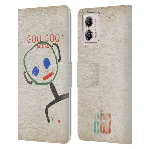 Goo Goo Dolls Graphics Throwback Super Star Guy Leather Book Wallet Case Cover For Motorola Moto G53 5G