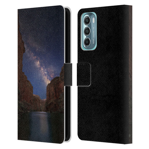 Royce Bair Nightscapes Grand Canyon Leather Book Wallet Case Cover For Motorola Moto G Stylus 5G (2022)