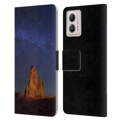 Royce Bair Nightscapes The Organ Stars Leather Book Wallet Case Cover For Motorola Moto G53 5G
