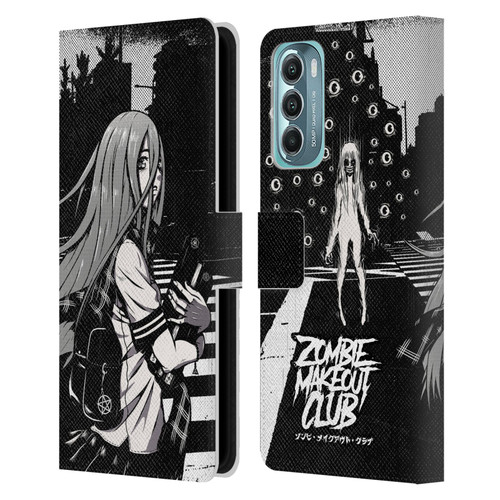 Zombie Makeout Club Art They Are Watching Leather Book Wallet Case Cover For Motorola Moto G Stylus 5G (2022)
