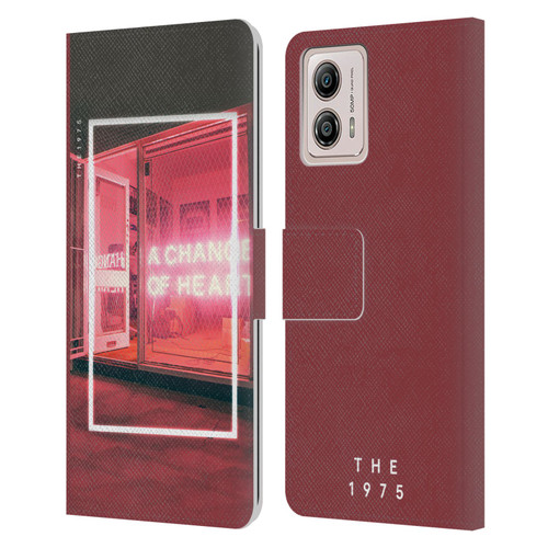 The 1975 Songs A Change Of Heart Leather Book Wallet Case Cover For Motorola Moto G53 5G