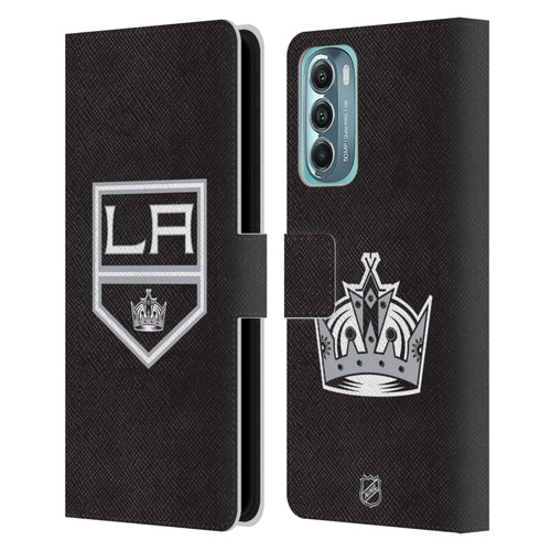 NHL Los Angeles Kings Plain Leather Book Wallet Case Cover For Motorola Moto G Stylus 5G (2022)