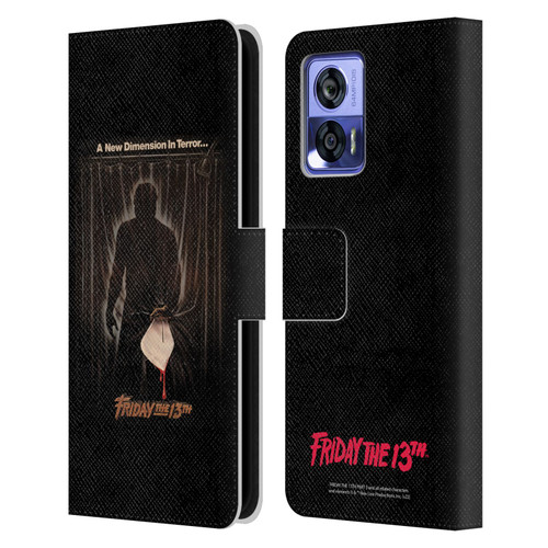 Friday the 13th Part III Key Art Poster 3 Leather Book Wallet Case Cover For Motorola Edge 30 Neo 5G