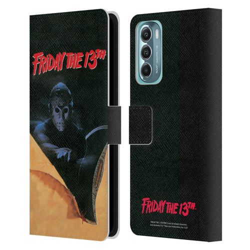Friday the 13th Part III Key Art Poster 2 Leather Book Wallet Case Cover For Motorola Moto G Stylus 5G (2022)