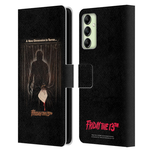 Friday the 13th Part III Key Art Poster 3 Leather Book Wallet Case Cover For Samsung Galaxy A14 5G