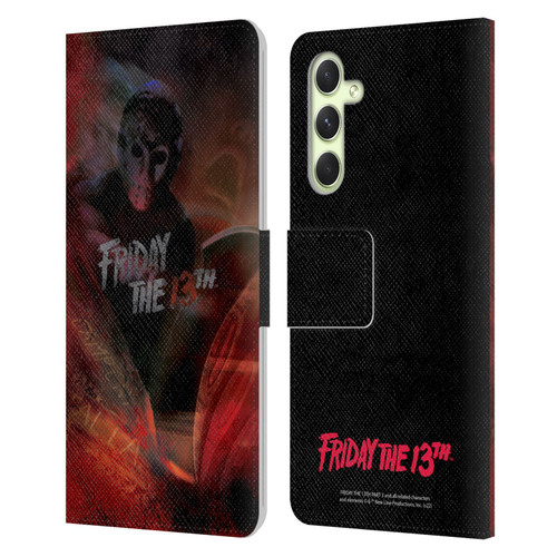 Friday the 13th Part III Key Art Poster Leather Book Wallet Case Cover For Samsung Galaxy A54 5G