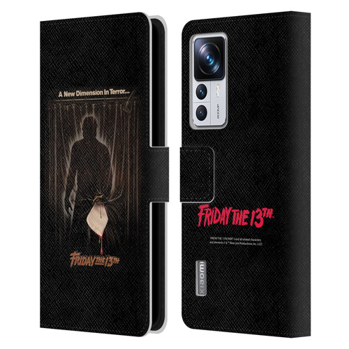 Friday the 13th Part III Key Art Poster 3 Leather Book Wallet Case Cover For Xiaomi 12T Pro