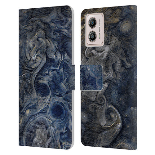 Cosmo18 Space 2 Blues Leather Book Wallet Case Cover For Motorola Moto G53 5G