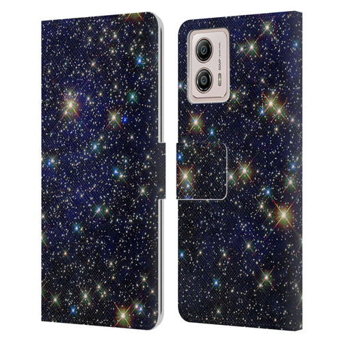 Cosmo18 Space 2 Standout Leather Book Wallet Case Cover For Motorola Moto G53 5G