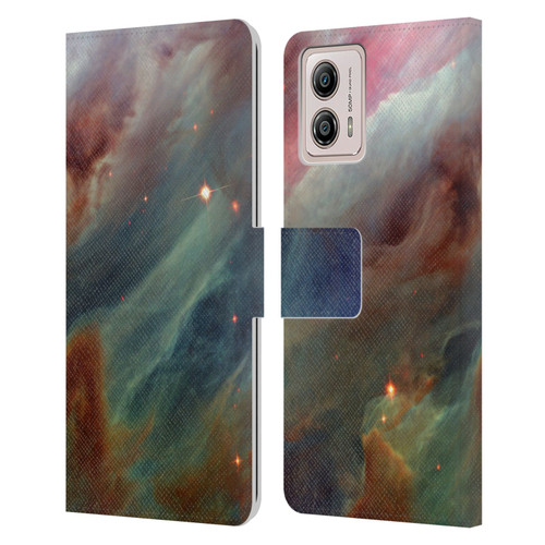 Cosmo18 Space Orion Gas Clouds Leather Book Wallet Case Cover For Motorola Moto G53 5G