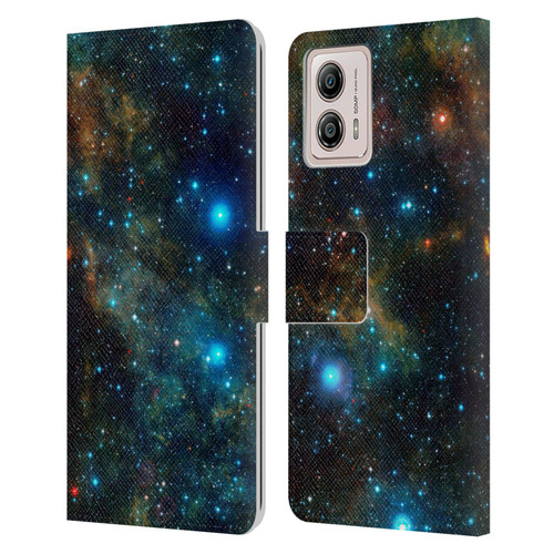 Cosmo18 Space Star Formation Leather Book Wallet Case Cover For Motorola Moto G53 5G