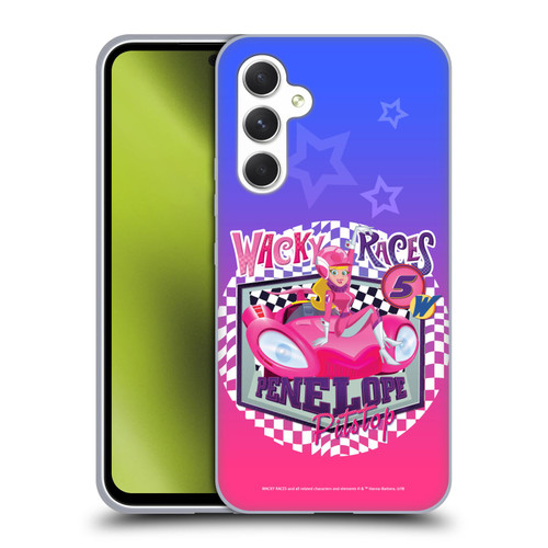 Wacky Races 2016 Graphics Penelope Pitstop Soft Gel Case for Samsung Galaxy A54 5G