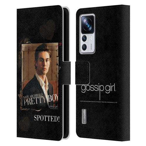 Gossip Girl Graphics Nate Leather Book Wallet Case Cover For Xiaomi 12T Pro