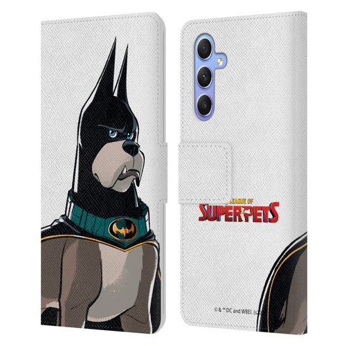 DC League Of Super Pets Graphics Ace Leather Book Wallet Case Cover For Samsung Galaxy A34 5G