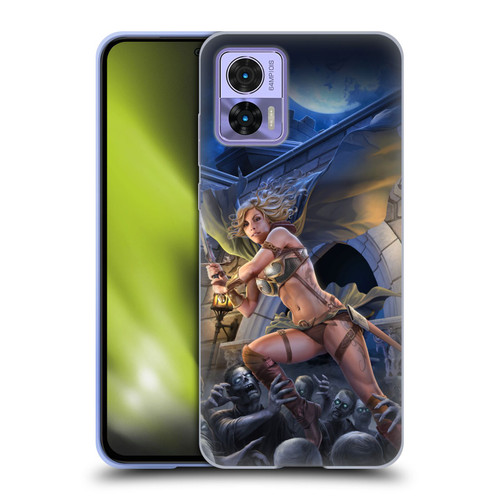 Tom Wood Fantasy Zombie Soft Gel Case for Motorola Edge 30 Neo 5G