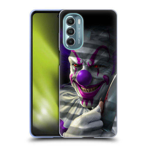 Tom Wood Horror Mischief The Clown Soft Gel Case for Motorola Moto G Stylus 5G (2022)