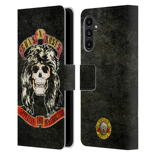 Guns N' Roses Vintage Adler Leather Book Wallet Case Cover For Samsung Galaxy A13 5G (2021)