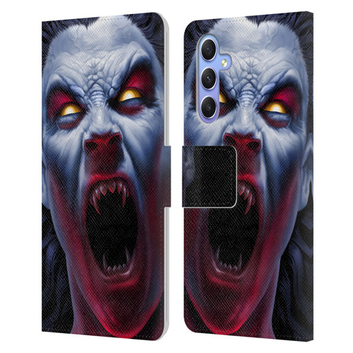 Tom Wood Horror Vampire Awakening Leather Book Wallet Case Cover For Samsung Galaxy A34 5G
