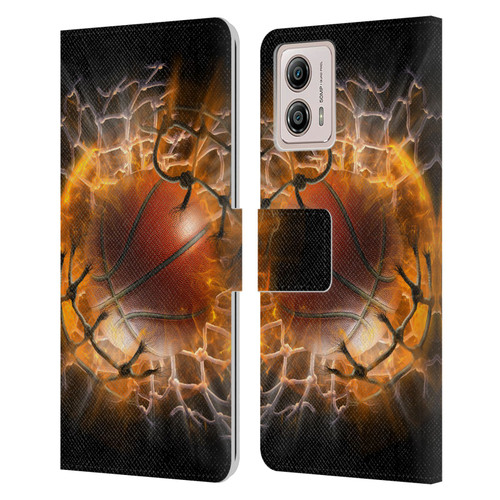 Tom Wood Monsters Blast Radius Leather Book Wallet Case Cover For Motorola Moto G53 5G