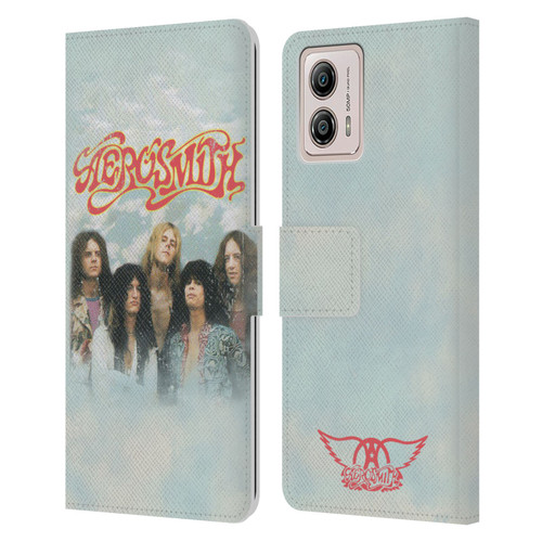 Aerosmith Classics Logo Decal Leather Book Wallet Case Cover For Motorola Moto G53 5G