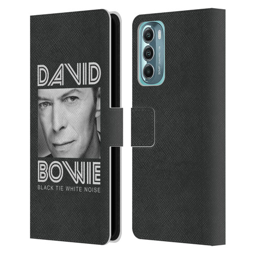 David Bowie Album Art Black Tie Leather Book Wallet Case Cover For Motorola Moto G Stylus 5G (2022)