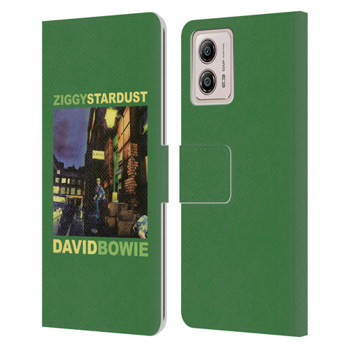 David Bowie Album Art Ziggy Stardust Leather Book Wallet Case Cover For Motorola Moto G53 5G
