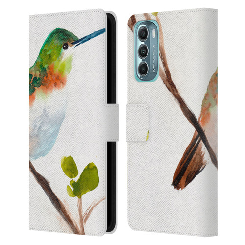 Mai Autumn Birds Hummingbird Leather Book Wallet Case Cover For Motorola Moto G Stylus 5G (2022)
