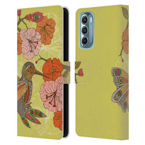 Valentina Birds Hummingbird Flower Leather Book Wallet Case Cover For Motorola Moto G Stylus 5G (2022)