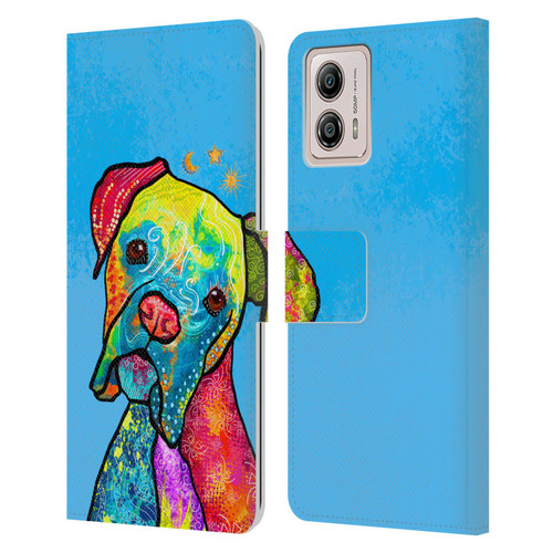 Duirwaigh Animals Boxer Dog Leather Book Wallet Case Cover For Motorola Moto G53 5G
