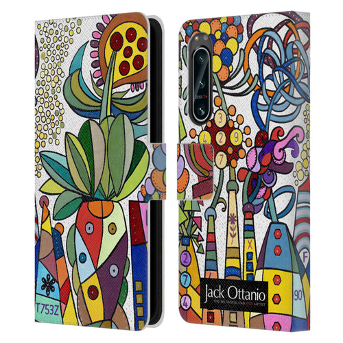 Jack Ottanio Art Plutone Garden Leather Book Wallet Case Cover For Sony Xperia 5 IV