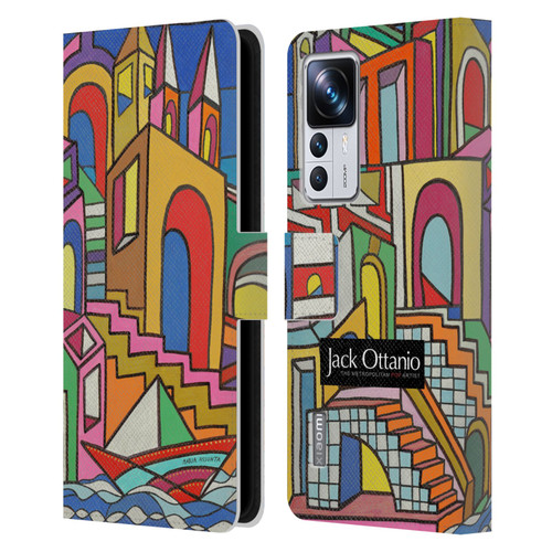 Jack Ottanio Art Calata Ammare Leather Book Wallet Case Cover For Xiaomi 12T Pro