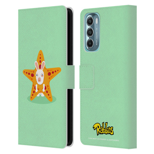 Rabbids Costumes Starfish Leather Book Wallet Case Cover For Motorola Moto G Stylus 5G (2022)