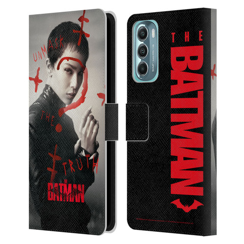 The Batman Posters Catwoman Unmask The Truth Leather Book Wallet Case Cover For Motorola Moto G Stylus 5G (2022)