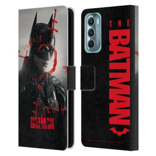 The Batman Posters Unmask The Truth Leather Book Wallet Case Cover For Motorola Moto G Stylus 5G (2022)