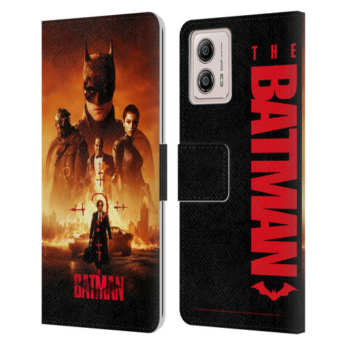 The Batman Posters Group Leather Book Wallet Case Cover For Motorola Moto G53 5G