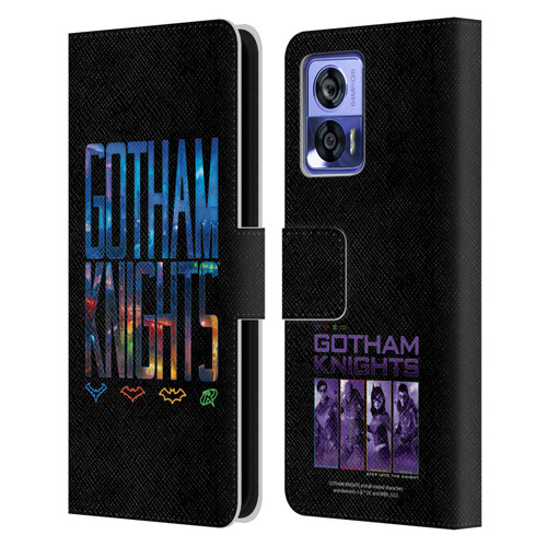 Gotham Knights Character Art Logo Leather Book Wallet Case Cover For Motorola Edge 30 Neo 5G