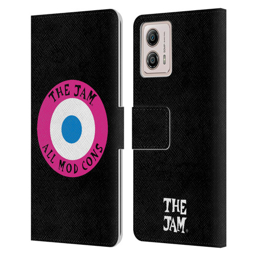 The Jam Key Art All Mod Cons Leather Book Wallet Case Cover For Motorola Moto G53 5G