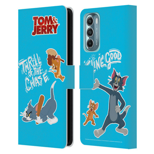 Tom And Jerry Movie (2021) Graphics Characters 2 Leather Book Wallet Case Cover For Motorola Moto G Stylus 5G (2022)