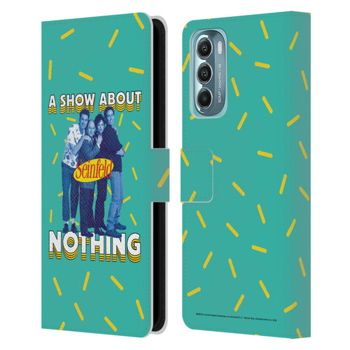 Seinfeld Graphics A Show About Nothing Leather Book Wallet Case Cover For Motorola Moto G Stylus 5G (2022)