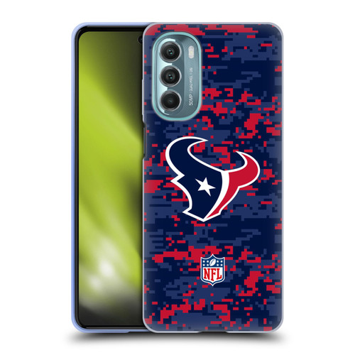 NFL Houston Texans Graphics Digital Camouflage Soft Gel Case for Motorola Moto G Stylus 5G (2022)