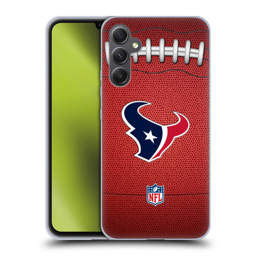 NFL Houston Texans Graphics Football Soft Gel Case for Samsung Galaxy A34 5G