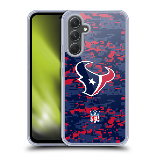 NFL Houston Texans Graphics Digital Camouflage Soft Gel Case for Samsung Galaxy A54 5G