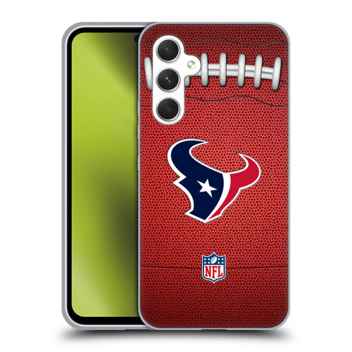 NFL Houston Texans Graphics Football Soft Gel Case for Samsung Galaxy A54 5G