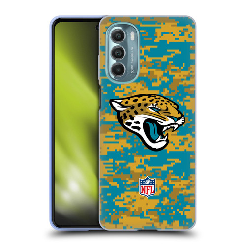 NFL Jacksonville Jaguars Graphics Digital Camouflage Soft Gel Case for Motorola Moto G Stylus 5G (2022)