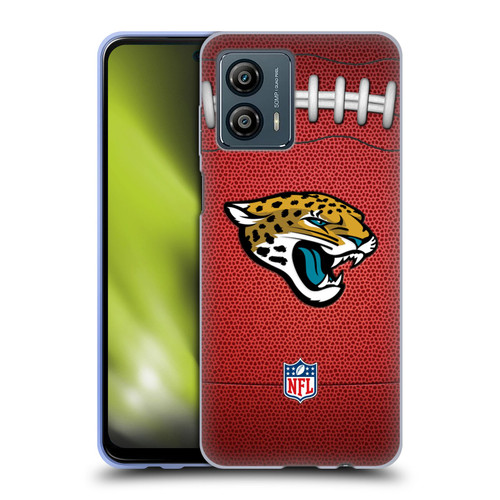 NFL Jacksonville Jaguars Graphics Football Soft Gel Case for Motorola Moto G53 5G