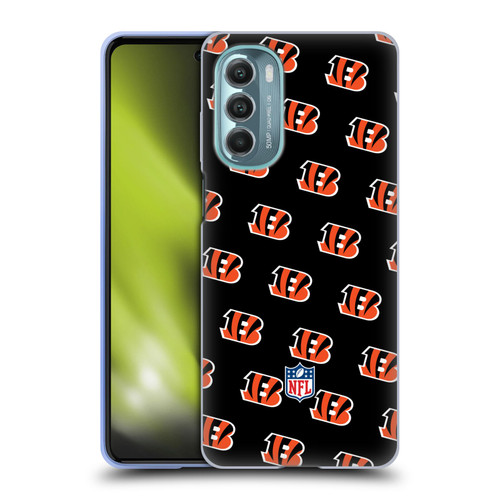 NFL Cincinnati Bengals Artwork Patterns Soft Gel Case for Motorola Moto G Stylus 5G (2022)