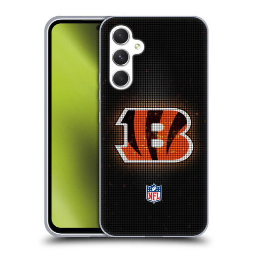 NFL Cincinnati Bengals Artwork LED Soft Gel Case for Samsung Galaxy A54 5G