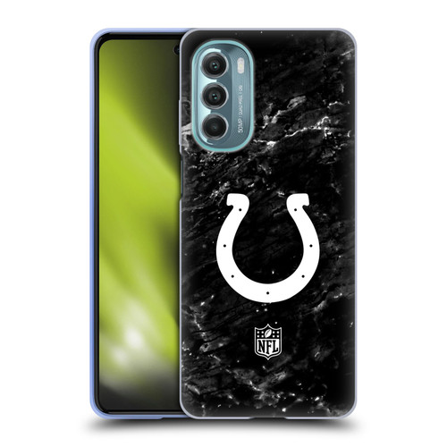 NFL Indianapolis Colts Artwork Marble Soft Gel Case for Motorola Moto G Stylus 5G (2022)